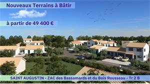 terrain a batir à la vente -   17570  SAINT AUGUSTIN, surface 344 m2 vente terrain a batir - UBI458204735
